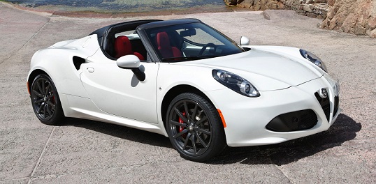 Alfa Romeo 4C Spider, horse power, car spec, curb weight, dimensions