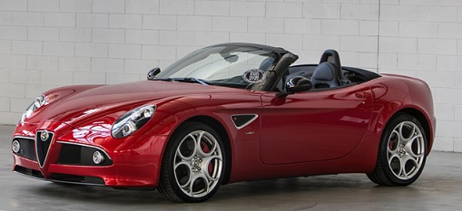 Alfa Romeo 8C Spider, horse power, car spec, curb weight, dimensions