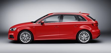 Audi A3 Sportback 8V, horse power, technical specifications, car specs, curb weight