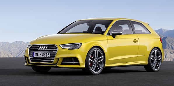 Audi S3 (8V facelift 2016), horse power, technical specifications, car specs, curb weight, quattro